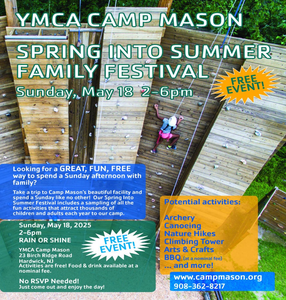 Spring into Summer Family Festival @ YMCA Camp Mason | Hardwick | New Jersey | United States